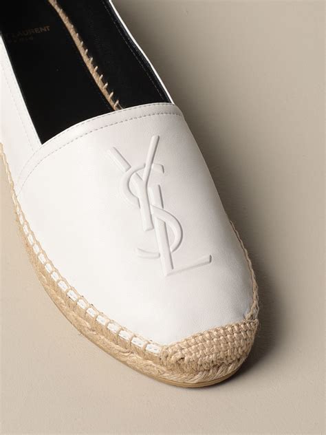 ysl espadrilles white